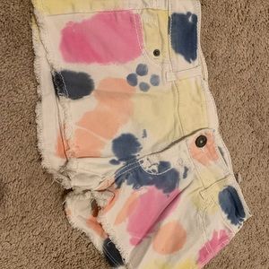 Colorful low rise shorts !